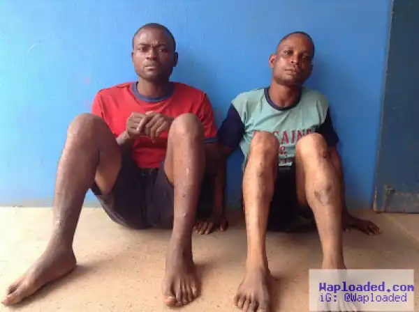 Photo: 2 Homosexuals Escape Jungle Justice In Enugu